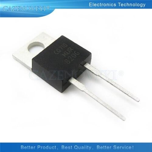 10pcs/lot MUR820G MUR820 820G TO-220 In Stock
