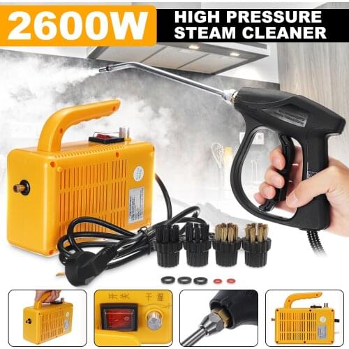 2600W 220V High Pressure Temperature Steam Cleaner Handheld Kitchen Cleaning Machine Automatic Pumping Sterilization Disinfector