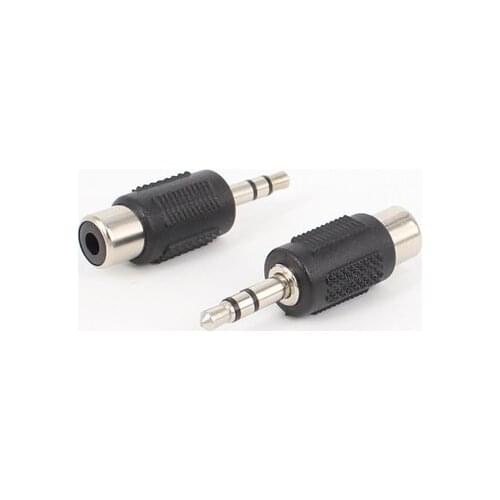 3.5mm Mono Male to RCA Female Audio Adapter Coupler