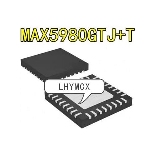 5PCS MAX5980 MAX5980GTJ+T MAX5980G MAX5980GTJ 5980G QFN