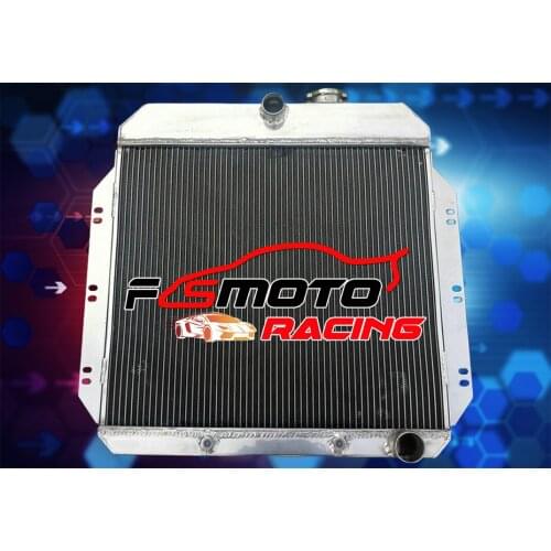 3 Row Aluminum Radiator for 1949-1954 Chevy Cars SEDAN BEL AIR V8 Conversion AT