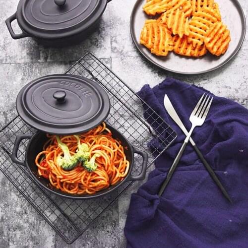 Black Grid Baking Tray Cookie Pie Bread Cake Cooling Rack Shoot Decoration Food Photography Props Tableware Barbecue Shelving