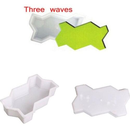 Paving Mould Garden Pavement Mold DIY Pavement Walkway Floor Maker Moulds Tool for Garden Decoration Cement XHC88