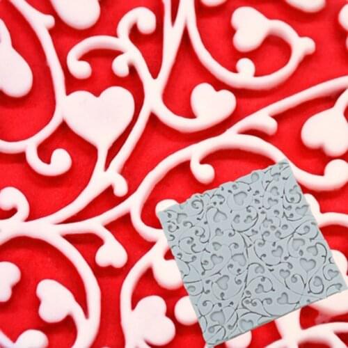 Heart Vine Mould Fondant Cake Decorating Tools Silicone Molds Sugarcrafts Chocolate Baking Tools for Cakes Gumpaste Form