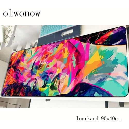 Art mouse pad locked edge 900x400x2mm mousepads best gaming mousepad gamer High-end personalized mouse pads keyboard pc pad