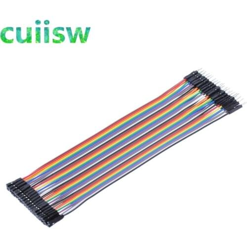 400 PCS dupont line cable male to female head dress rehearsal tieline bread line is about 20cm long 40 root row