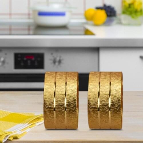 Easy to Clean Fashion Napkin Cloth Holder Iron Napkin Buckle Lightweight for Party