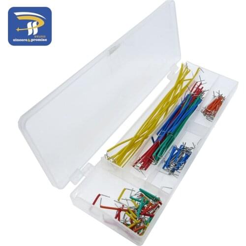 Hot Sell 140 pcs U Shape Solderless Breadboard Jumper Cable Wire Kit For Arduino For Raspberry Pi DIY