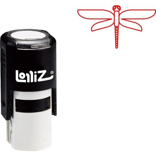 LolliZ Biomorphic Animal Symbol Series Design #29 Self-Inking Rubber Stamp
