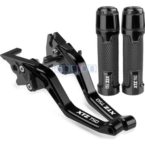 Motorcycle aluminum Accessories Handle Grips Handlebar Short Brake Clutch Lever For YAMAHA XTZ750 1989-1996 1991 1992 1993 1994