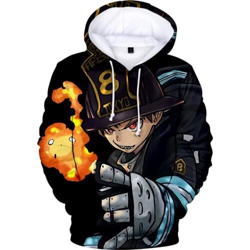2021 Personality Fire brigade 3D Print Hoodies Women/Men Long Sleeve Hooded Sweatshirts HOT Sale Casual Streetwear Clothes