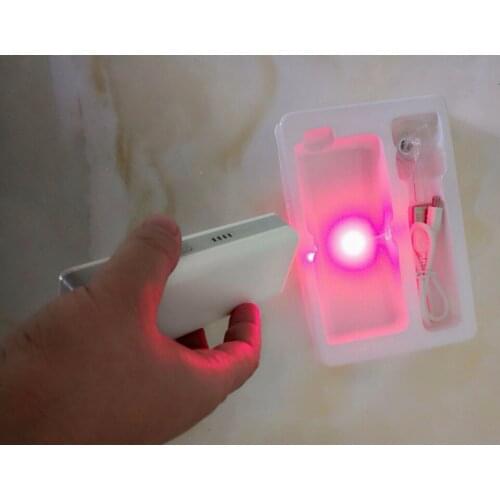 New 5200mAh Laser Power Bank External Battery Pack Laser Pointer Light LED Indicator Mobile Phone Digital