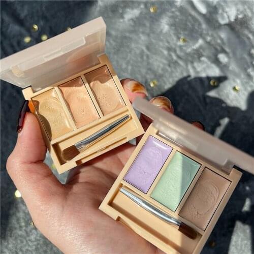 New Nude Make Up Primer Cover Eyes Dark Circle Whitening Base Concealer Cream Palette Waterproof Concealer Face Foundation Cream