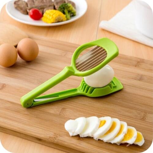 Egg Slicer Section Cutter Mushroom Stainless Steel Tomato Cutter Multifunction Kitchen Tool House Accessories