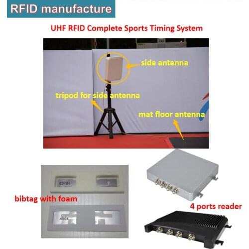 Access reader 4ports Impinj R2000 UHF long range rfid reader 840-960MHz RS232 TCP/IP for school attendance access control system