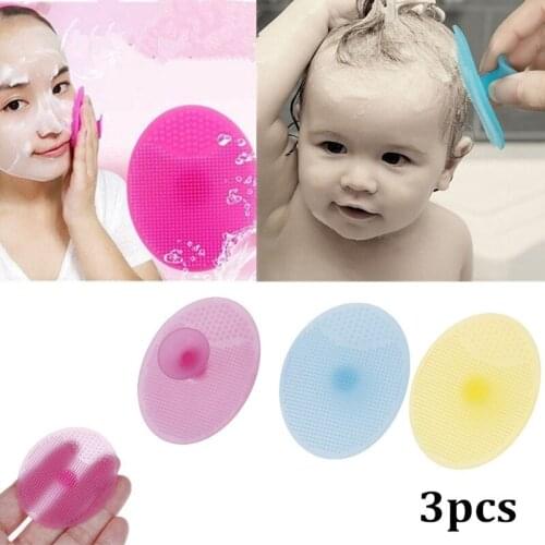 Silicone Washing Pad Facial Exfoliating Blackhead Face Cleansing Brush Tool