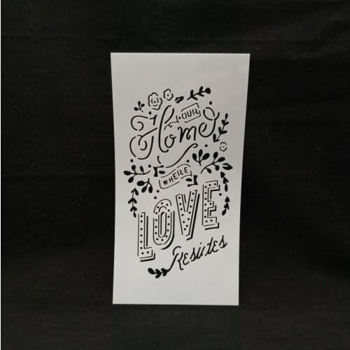 Love Layering Stencils for Diy scrapbook/photo album Decorative Embossing coloring,painting stencil,home decor