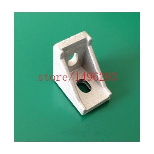 100pcs 2028 Corner Brackets Fittings Angle 20*28 Breaket Interior Connector Aluminum Profile Accessories
