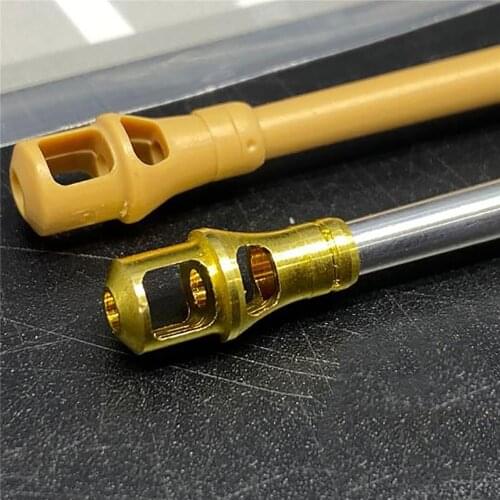 High Quality 1/35 Metal Barrel Muzzle Brake Barrel Shell for Trumpeter Universal Panther Tank Model Accessories