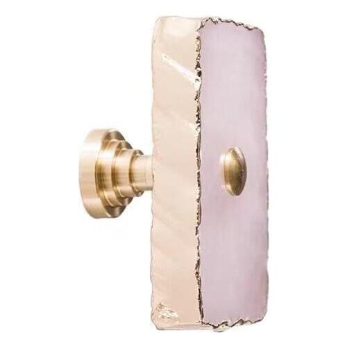 Jewelry Stone Drawer Knobs Door Handle Wall Hanger Bathroom Clothes Rack Key Holder Wall Hooks