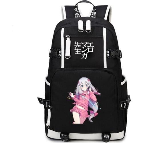 Anime Eromanga Sensei Cosplay Backpack Sagiri Izumi Bags Student School Bag Travel Bag men Computer women package