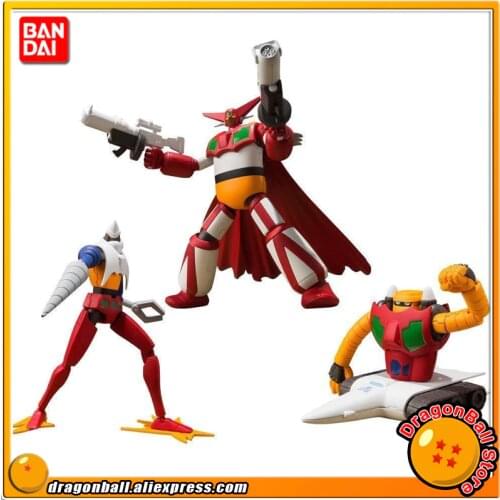 Anime "True (Change !!) Getter Robot" Original BANDAI SUPER MINIPLA Assembly Action Figure - Vol.1 GETTER 1 2 3 (3 pieces)