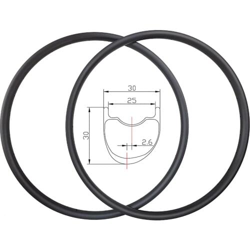 SPEEDSAFE 330g 29er XC Asymmetric 30mm Tubeless MTB Carbon Rims 30mm Depth UD Matte Glossy 24 28 32 holes Clincher Bike Wheels