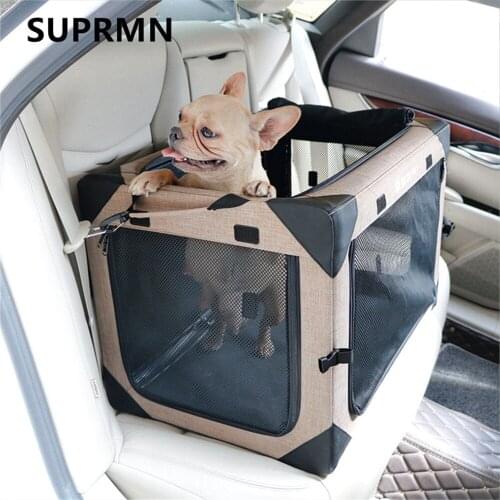Pet Car Cage Golden Retriever Dog Tent Out Portable Dog Car Mat Large Dog Car Air Box Nest Cat Cage