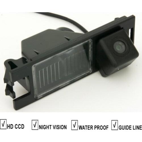CCD Car Rear View Reverse Camera For HYUNDAI IX35 Tuscon 2009-Vehicle Backup Parking Camera Night Vision Water Proof Guid Line
