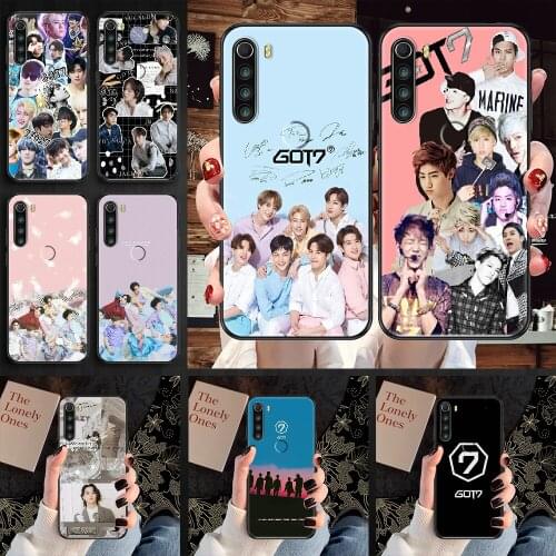 Kpop Got7 Phone case For Xiaomi Redmi Note 7 7A 8 8T 9 9A 9S 10 K30 Pro Ultra black painting prime tpu bumper luxury waterproof