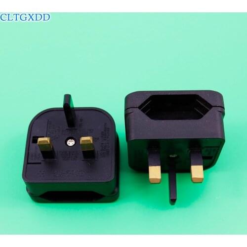 Cltgxdd European Euro EU 2 Pin to UK 3Pin Plug Adapter Power Socket Travel Converter 250V Socket accessories