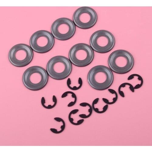 LETAOSK 10Pcs Clutch Washer E-Clip Fit for Husqvarna 362 365 371 372 372XP 385 390 Chainsaws