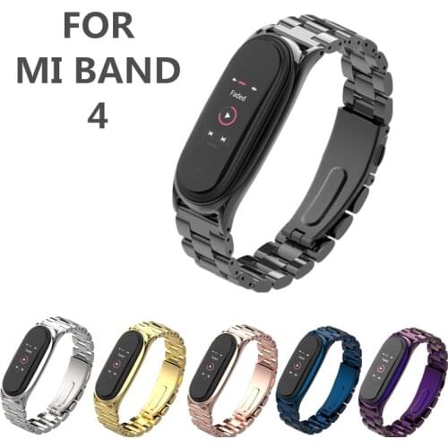 Mi band 4 Metal Strap Plus for Xiaomi Mi Band 4 Bracelet Screwless Xiaomi MiBand4 Bracelet Xiomi MiBand 4 Wrist Band Steel