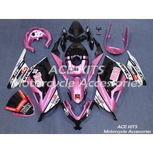 New ABS Motorcycle Fairings For Kawasaki Ninja300 EX300 2013-2017 13 14 15 16 17 Bodywork Pink Black Injection No.0002
