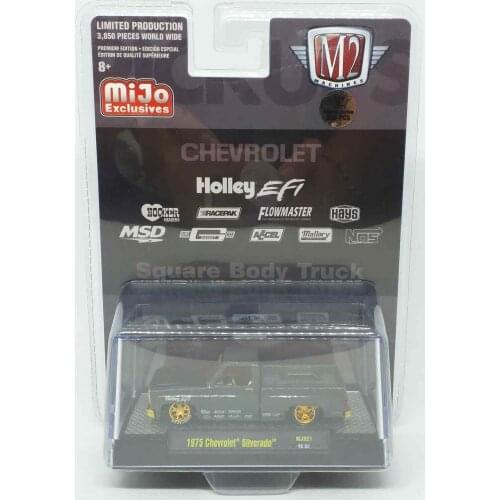 NEW M2 machines 1:64 1975 Chevy silverlado pickup Square Body 2020 Limited edition metal die-cast car model