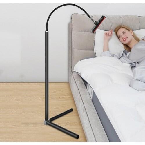 New Tripod Floor Stand Foldable Tablet Phone Holder for 4-11 Inch Mobile Phone Tablet Sofa Bed Stand for IPAD Air Pro 10.5 Mount