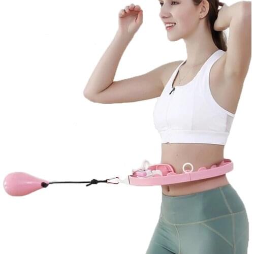 Adjustable Sport Hoops Abdominal Thin Waist Exercise Detachable 24 Sections Massage Hoops Fitness Equipment 70cm-105cm
