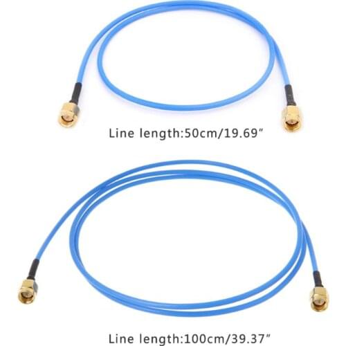 SMA Male To SMA Male RF Coaxial Cable RG405 Adapter Connector Assembly Cables