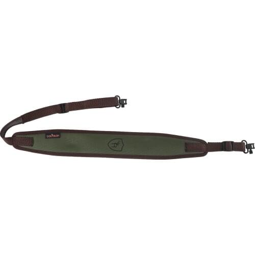 Tourbon Hunting Gun Accessories Camo Neoprene Rifle Gun Sling Baldric Shooting Shotgun Belt Shoulder Strap w/ Swivels Adjustable