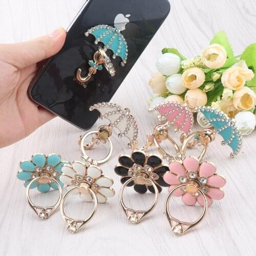 Unisex Phone Ring Buckle Bracket Metal Ring Mobile Phone Buckle Cartoon Desktop Holder ForiPhone ForHuawei ForSamsung ForXiaomi