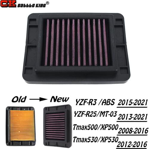 CK CATTLE KING High Quality Motorcycle Air Filter For YAMAHA YZF R3/R25 YZF-R3 ABS YZF-R25 MT-03 MT03 MT 03