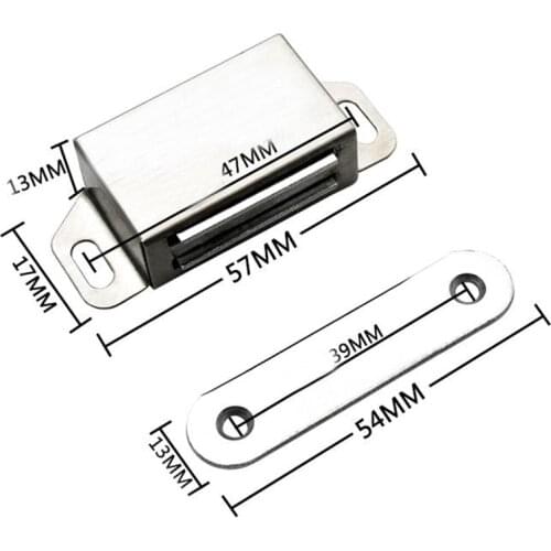 Cabinet door suction suction high-grade furniture hardware accessories magnet door stop door suction magnetic beads with Screws