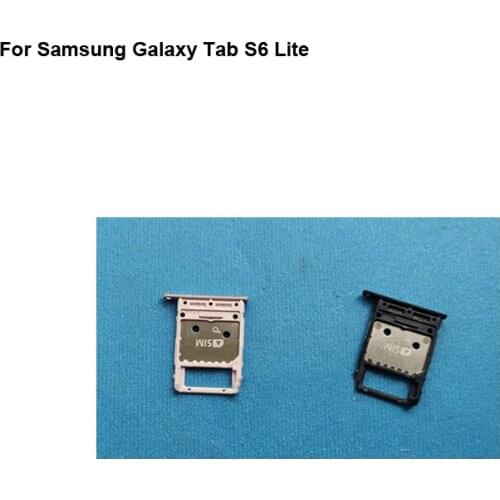 For Samsung Galaxy Tab S6 Lite New Tested Good Sim Card Holder Tray Card Slot S 6 Lite SM-P610 P615C Sim Card Holder Replacement