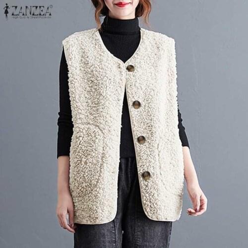 Женские зимние жилеты ZANZEA China At AliExpress