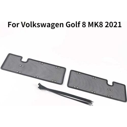 For Volkswagen Golf 8 MK8 2021 Insect Net Sequins Car Water Tank Protective Net Cover Panel with Stainless Steel Insect Screen