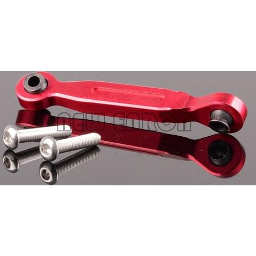 Aluminum Servo Steering Linkage Tie Rod Anti Dropping Design 46mm For Rc Car Parts Traxxas #7747 1/5 XMAXX #8947 1/10 New MAXX