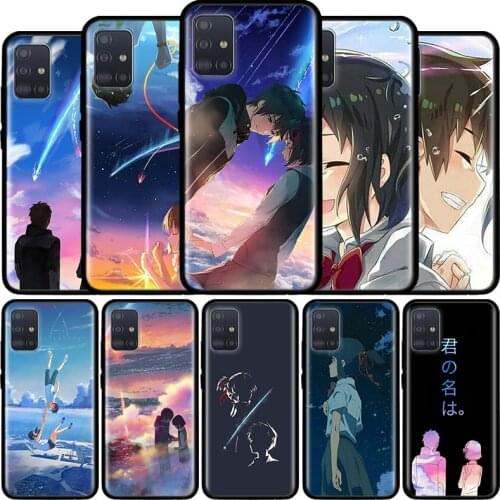 Anime Your Name Case for Samsung Galaxy A51 M31 A71 A21s A91 A41 A31 A11 Soft Phone Fundas Capas A02s M30s M51 M21 F41 Coque