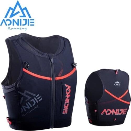 AONIJIE Running Vest Ultralight Hydration Pack Trail Running Backpack With Zipper For Hiking Ultra Marathon Race Cycling C9106