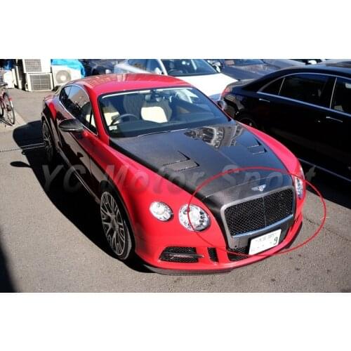 Car Accessories Carbon Fiber MS Style Front Grille Fit For 2011-2016 Bentley Conti nental GT GTC Front Grille