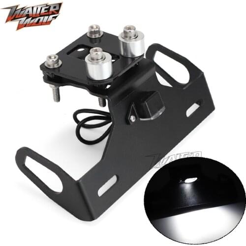 License Plate Holder For KAWASAKI Z 800 Z800 2013-2016 Motorcycle Tail Tidy Fender Eliminator Kit LED Number Rear Stand Bracket